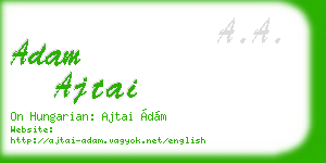 adam ajtai business card